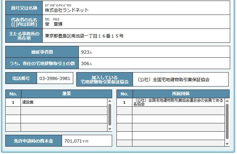 宅建情報【ランドネット】