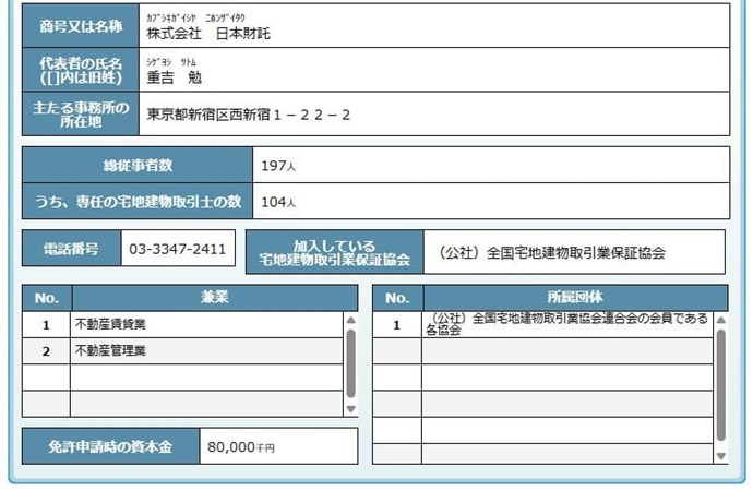 【宅建情報】日本財託