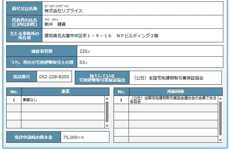 【宅建情報】リプライス